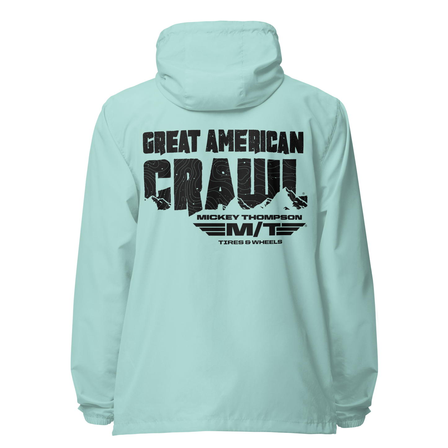 GAC Black Print WIndbreaker