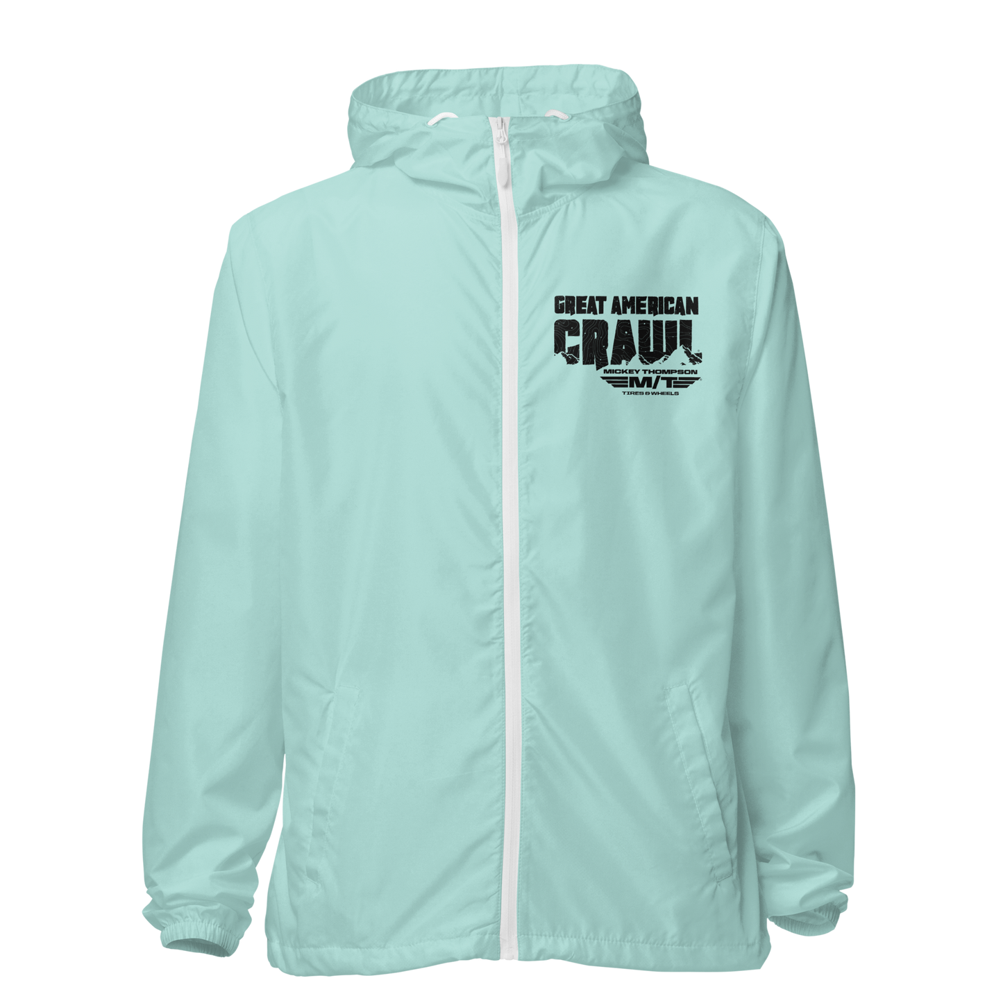 GAC Black Print WIndbreaker