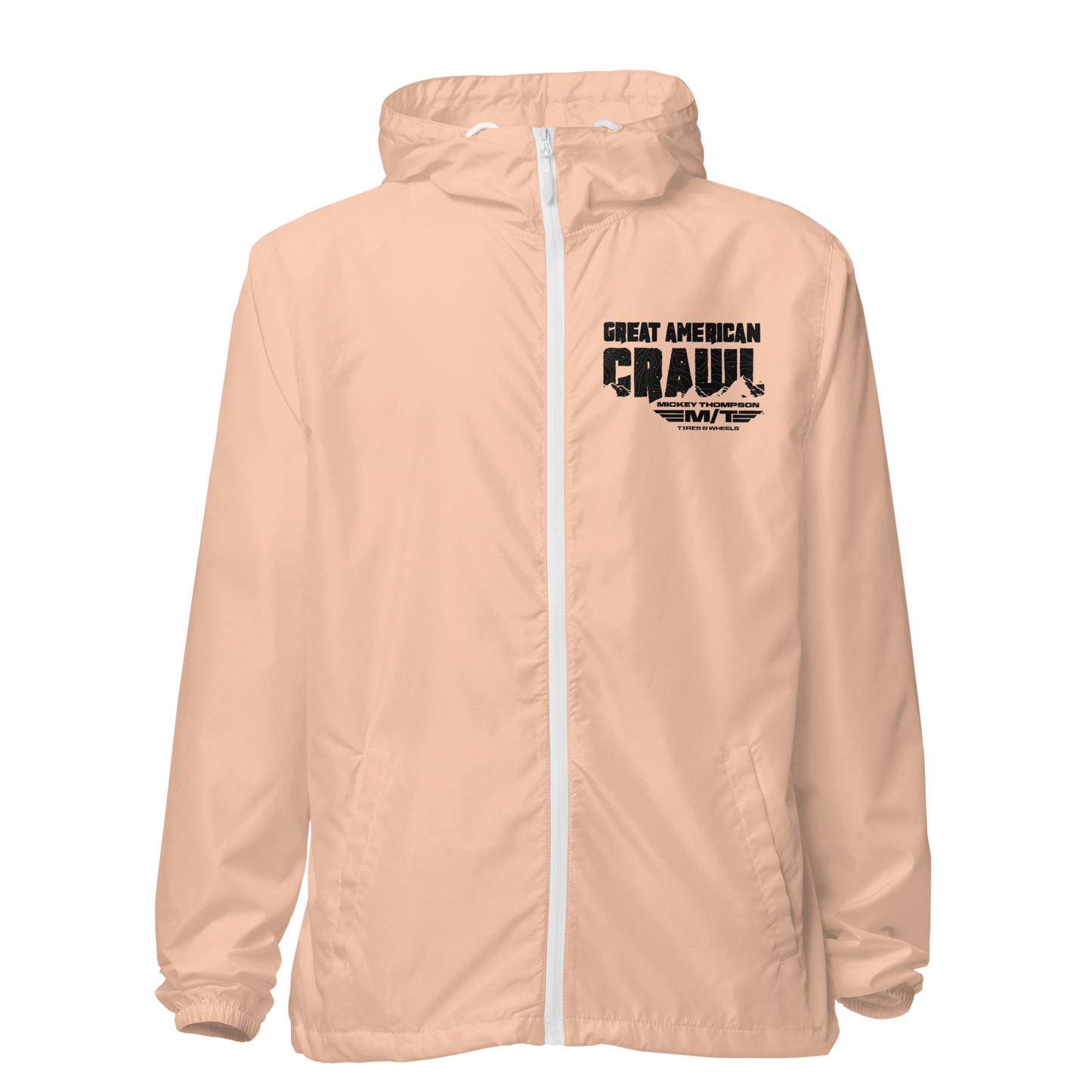 GAC Black Print WIndbreaker