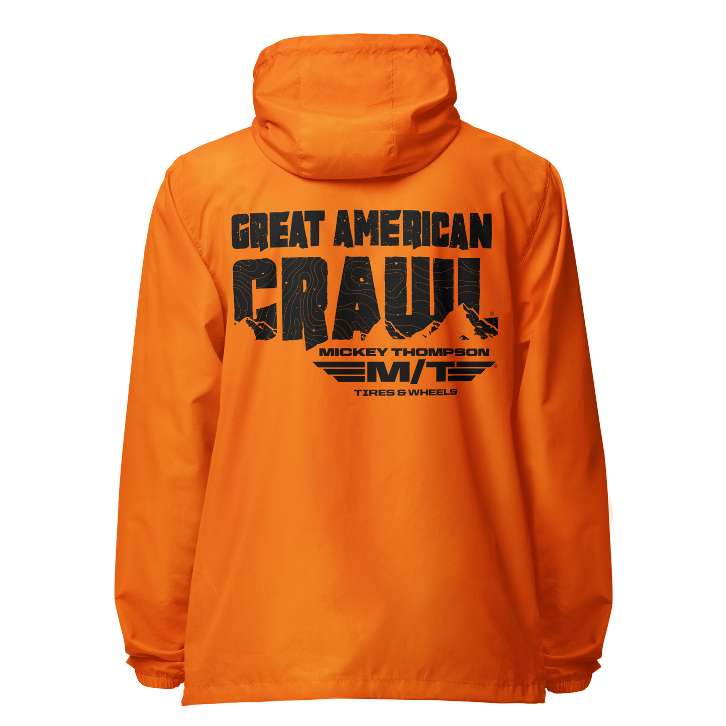 GAC Black Print WIndbreaker