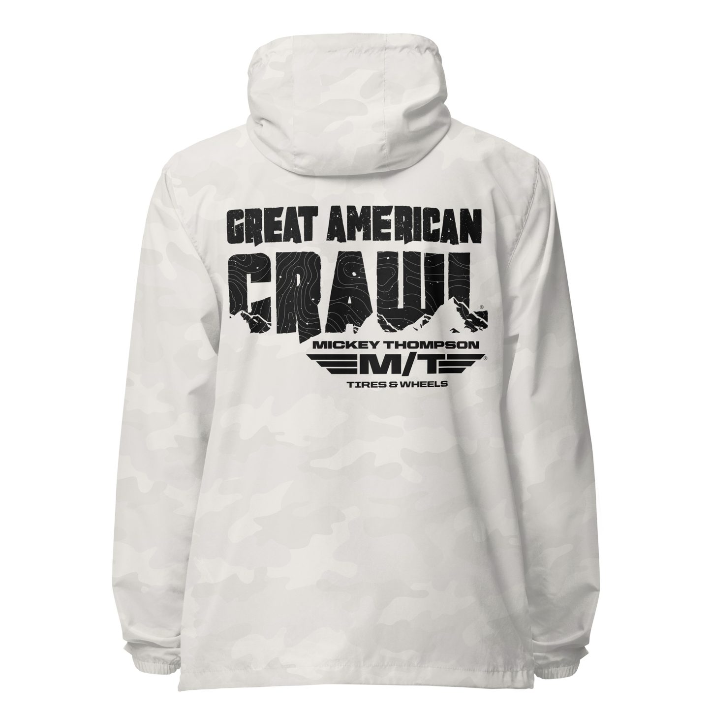 GAC Black Print WIndbreaker