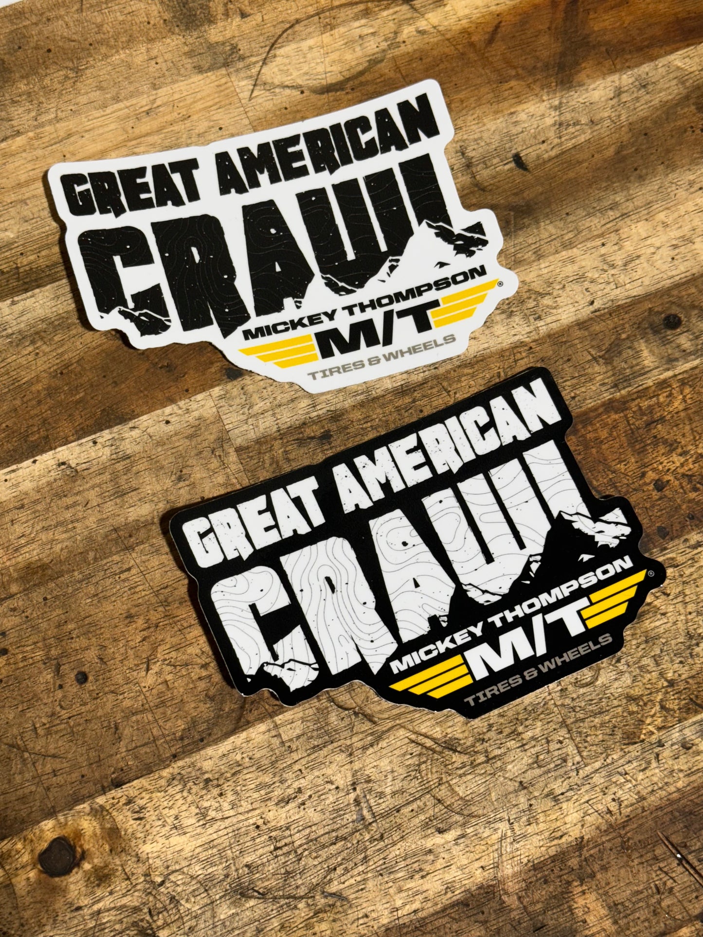 Great American Crawl - 5" x 3.5" Sticker Set