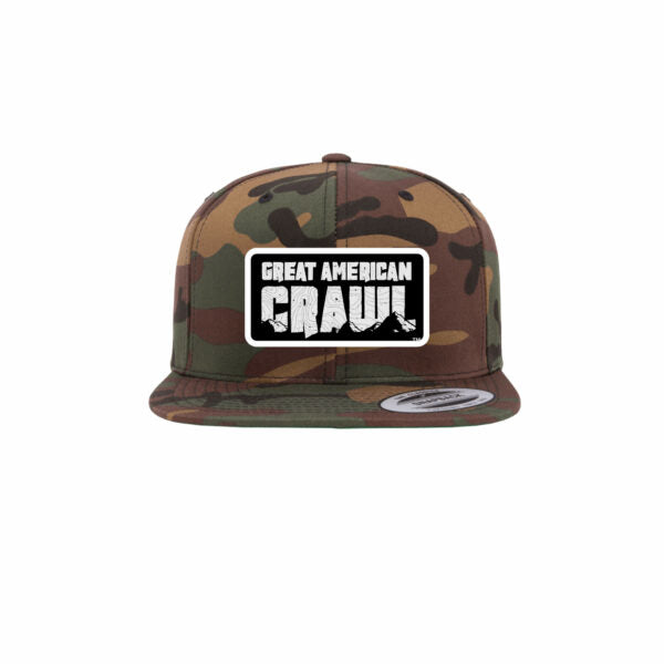 Great American Crawl Classic Camo Snapback Hat